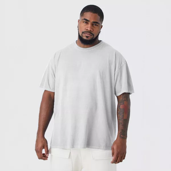 Camiseta Basica Plus Size Masculina 100% Algodão Fio 30.1 — foto do catálogo RYOVEN